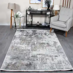 Carino EH88 Gri Dekoratif Makina Halısı