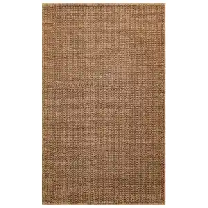 Choti Brown-4 Flatweave Natural Jüt İle Üretilen El Dokuma Hasır Halı