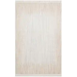 Cozy CZY 01 Grey Beige Hav Toz Vermez Modern Örgü Dokuma Makine Halısı