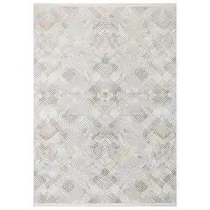 Diva 5004 Vizon Dekoratif Modern Kaymaz Tabanlı Makine Halısı