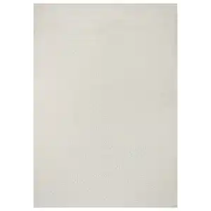 Diva 5006 Beyaz Dekoratif Modern Kaymaz Tabanlı Makine Halısı