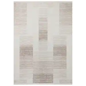 Diva 5009 Vizon Dekoratif Modern Kaymaz Tabanlı Makine Halısı