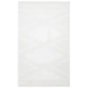 Dublin DBL 01 Cream Yıkanabilir Örgü Dokulu Naturel Pamuk Halı