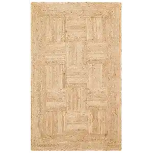 Echo Ech 06 Natural XW Flatweave El Dokuma Naturel Jüt Hasır Halı