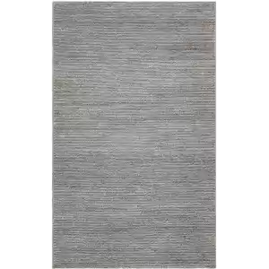 Fine Choti SB03 Grey Flatweave El Dokuma Naturel Jüt Hasır Halı