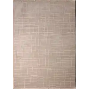 Focus 30356A Bej Dekoratif Makine Halısı