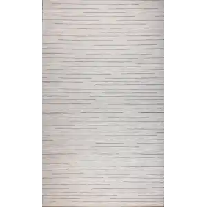 Helsinki 28368A Krem Bej Dekoratif Makine Halısı