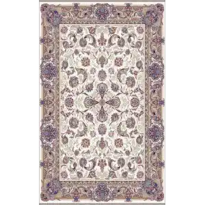 Isfahan 01 Cream  Klasik Desenli Yüksek Kalite Sık Dokuma Makine Halısı