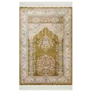 Isfahan Scd 01 Gold Klasik Desenli Yüksek Kalite Sık Dokuma Seccade