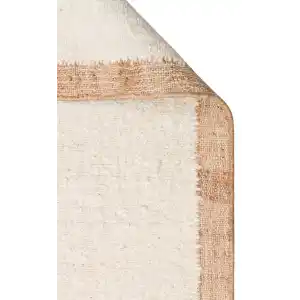 Lhasa Lhs 01 Cream Natural Yün ve Jüt ile Üretilen Örme El Dokuma Halı