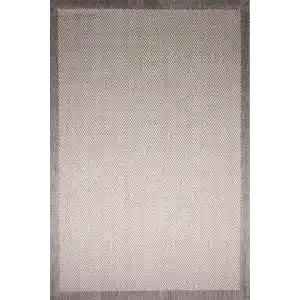 Loris L104 K.Gri Dekoratif Leke Tutmaz Yıkanailir Sisal Halı Kilim