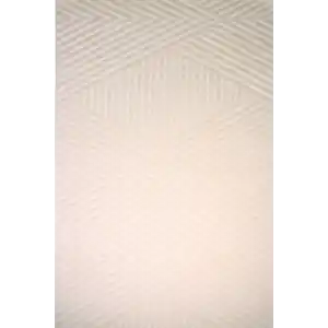 Mellow 307A Krem Modern Yumuşak Dokulu Dekoratif Halı