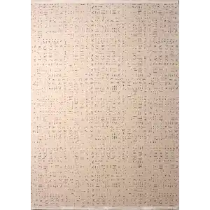 Otantik-FX 5951-06 Oliva Dekoratif Modern Kaymaz Tabanlı Makinede Yıkanabilir Halı Kilim