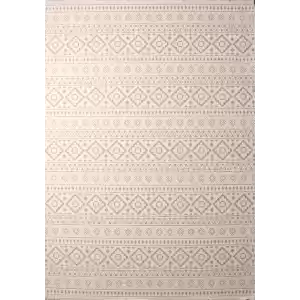 Otantik-FX 5953-19 Krem Dekoratif Modern Kaymaz Tabanlı Makinede Yıkanabilir Halı Kilim