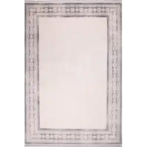 Radiant 28348A Krem Mavi Akrilik Salon Halısı