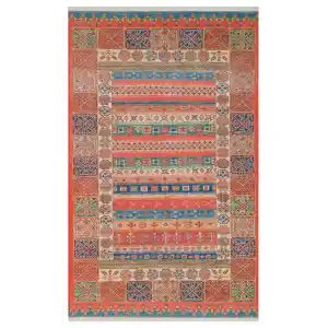 Ruby RB 02 Multy Yıkanabilir Kolay Kullanımlı Modern ve Geleneksel Desenlere Sahip Renkli Kilim