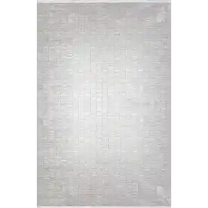 Runner RUN-1 Krem Bej Modern Dekoratif Makine Halısı