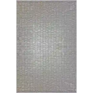 Runner RUN-2 Krem Vizon Modern Dekoratif Makine Halısı