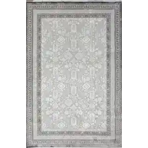 Runner RUN-8 Krem Vizon Modern Dekoratif Makine Halısı