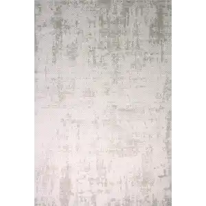 Shabby 303A Krem Bej Yumuşak Dokulu Makine Halısı