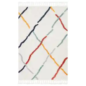 Terazzo 03 Multy Hav Toz Vermez Yumuşak Dokulu Etnik Örgü Desenlere Sahip Modern İskindinav Halı