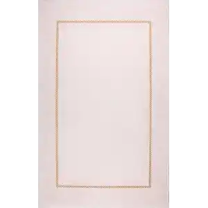 Zagreb 4305A Gold Akrilik Dekoratif Salon Makine Halısı