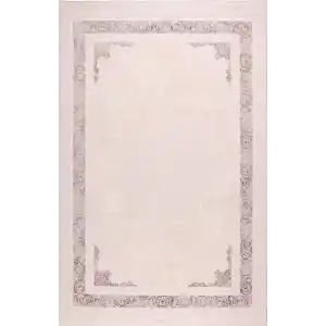 Zagreb 4312A Antrasit Akrilik Dekoratif Salon Makine Halısı