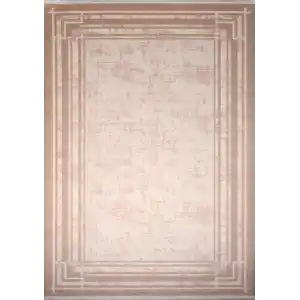 Zyra 126A Bej Akrilik Dekoratif Salon Halısı