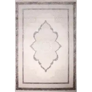 Zyra 210A Antrasit Akrilik Dekoratif Salon Halısı