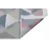 Arya Ar 10 Blue Pink %100 Geri Dönüşümlü Pamuktan Çift Taraflı Yıkanabilir Modern Dekoratif Kilim