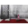Buhari BHR 01 Red Afgan Yağcıbedir Desenli Hav Toz Vermez Yıkanabilir Kaymaz İnce Dokuma Halı