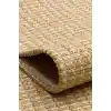 Brooklyn Brk 01 Natural Beıge Hasır Görünümlü Kaymaz Renkli Dokuma Modern Kilim