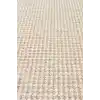Brooklyn Brk 01 Cream Sılver Hasır Görünümlü Kaymaz Renkli Dokuma Modern Kilim