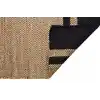 Echo Ech 07 Natural Black Flatweave El Dokuma Naturel Jüt Hasır Halı
