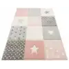 Eko Kids KDS 05 Grey Pink Hav Toz Vermez Çocuk Halısı