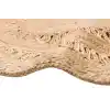 Solo Jüt 112 Natural XW Yuvarlak El Dokuma Flatweave Naturel Jüt Hasır Halı