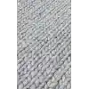 Jade Basketweave Grey Naturel Kazak Örgü Desenli El Dokuma Örgü Halı