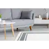 NOA KILIM 0256 Hav Toz Vermez Yıkanabilir Çift Taraflı İnce Modern İskandinav Kilim