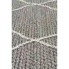 Soho Sh 02 Grey Hav Vermeyen Özel Ipler Ile Üretilen Etnik Örgü Desenlere Sahip Makine Halısı