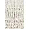 Soho Sh 13 Cream Grey Hav Vermeyen Özel Ipler Ile Üretilen Etnik Örgü Desenlere Sahip Makine Halısı