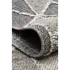 Soho Sh 03 Grey Hav Vermeyen Özel Ipler Ile Üretilen Etnik Örgü Desenlere Sahip Makine Halısı