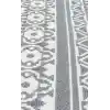 Arya Ar 07 Grey %100 Geri Dönüşümlü Pamuktan Çift Taraflı Yıkanabilir Modern Dekoratif Kilim
