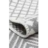 Arya Ar 07 Grey %100 Geri Dönüşümlü Pamuktan Çift Taraflı Yıkanabilir Modern Dekoratif Kilim
