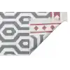 Arya Ar 17 Grey Pink %100 Geri Dönüşümlü Pamuktan Çift Taraflı Yıkanabilir Modern Dekoratif Kilim