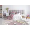 Arya Ar 08 Pink Yellow %100 Geri Dönüşümlü Pamuktan Çift Taraflı Yıkanabilir Modern Dekoratif Kilim
