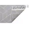 Urban 03 Grey White Etnik Desenlere Sahip Hav Toz Vermez Yumuşak Dokulu Modern Halı