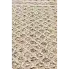 Soho Sh 15 Grey Beige Hav Vermeyen Özel Ipler Ile Üretilen Etnik Örgü Desenlere Sahip Makine Halısı