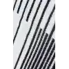 Arya Ar 25 White Black %100 Geri Dönüşümlü Pamuktan Çift Taraflı Yıkanabilir Modern Dekoratif Kilim