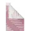 Arya Ar 15 Pink %100 Geri Dönüşümlü Pamuktan Çift Taraflı Yıkanabilir Modern Dekoratif Kilim