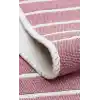 Arya Ar 15 Pink %100 Geri Dönüşümlü Pamuktan Çift Taraflı Yıkanabilir Modern Dekoratif Kilim